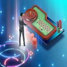 Antarmuka Game Demo di aplikasi mobile demo olympus menampilkan saldo virtual dan pilihan permainan
